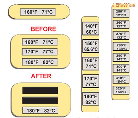 定西溫度指示標簽 高溫ThermoLabel標簽